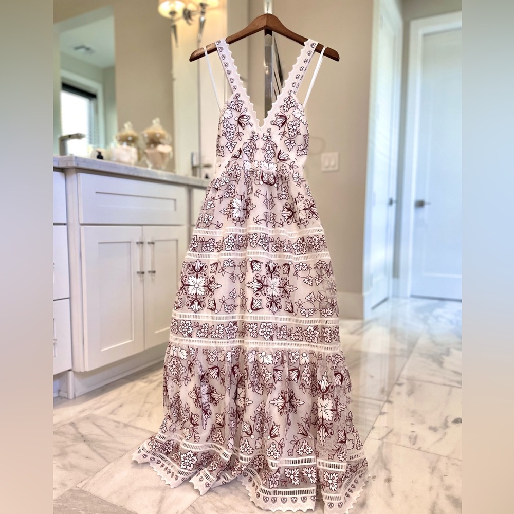 Anthropologie long beautiful dress